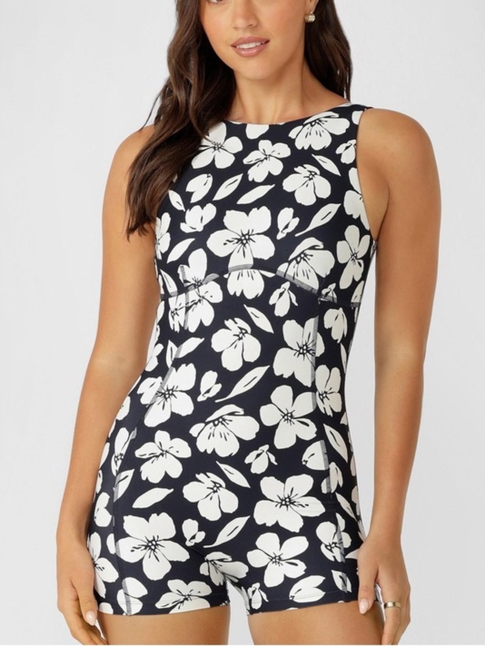 NWT Lorna Jane Malibu Floral Print 7cm Paddlesuit Size XXS Surf Vacation Beach